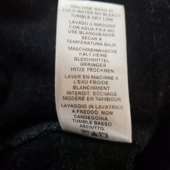 Cloth & Stone Shirt Dress Women M Melange Short Sleeve Soft Grey Heather Knit - Picture 8 of 8